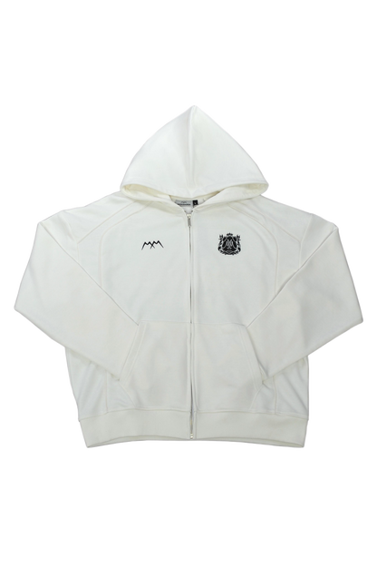 ZIP HOODIE WHITE