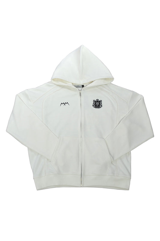 ZIP HOODIE WHITE